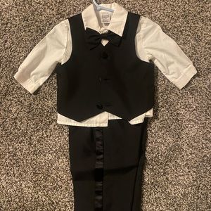 Baby 4 Piece Black Suit 9 month